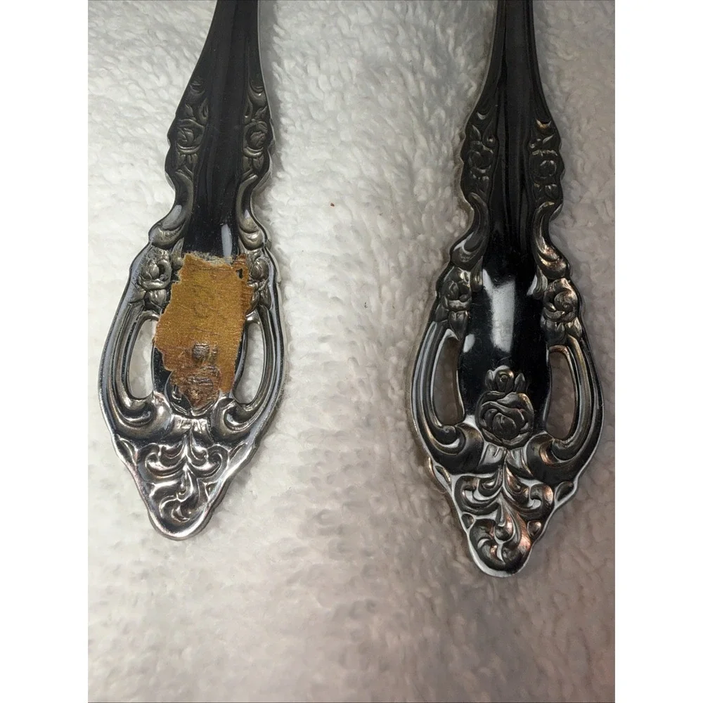 Oneida Community Brahms Lot of 4 Serving Pieces Sauce Ladle Fork Shell Stainless